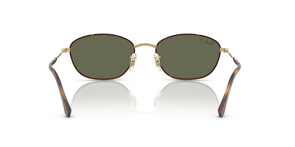 Ray-Ban RB3749 XXL (58 - 18) with Green lenses and Tortoise frame
