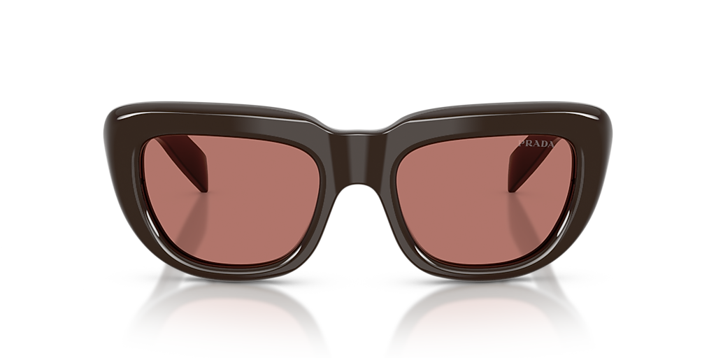 Prada PR D07S S (53 - 20) with Brown lenses and Brown frame
