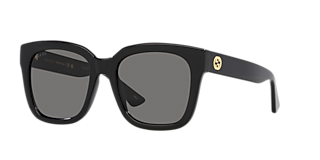 Gucci GG1023S XL (54 - 17) with Black lenses and Black frame