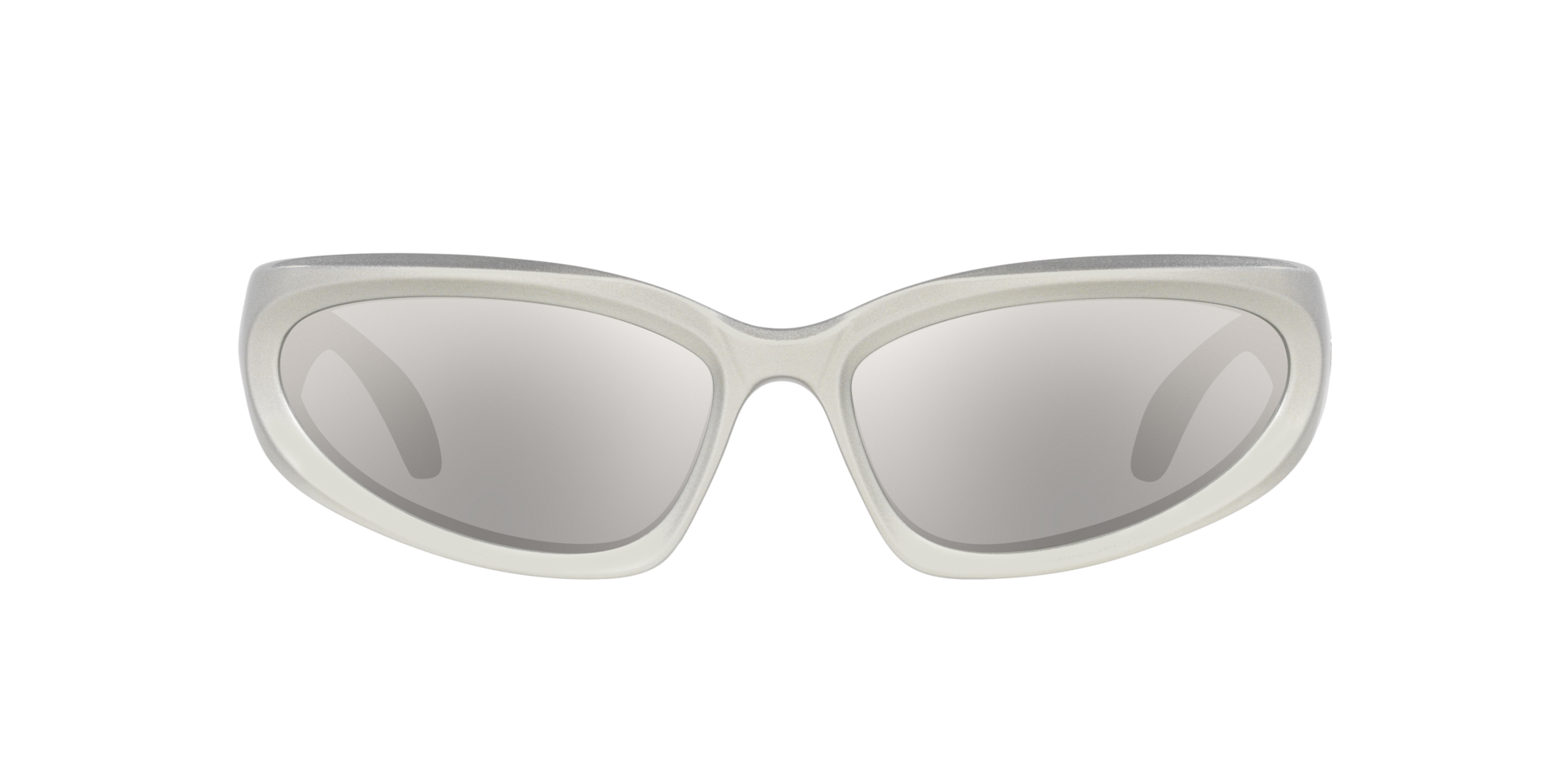Balenciaga BB0157S XXL (65 - 17) with Silver lenses and Silver