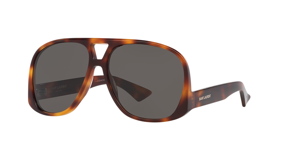 Saint Laurent SL 652 M (59 - 14) with Black lenses and Tortoise