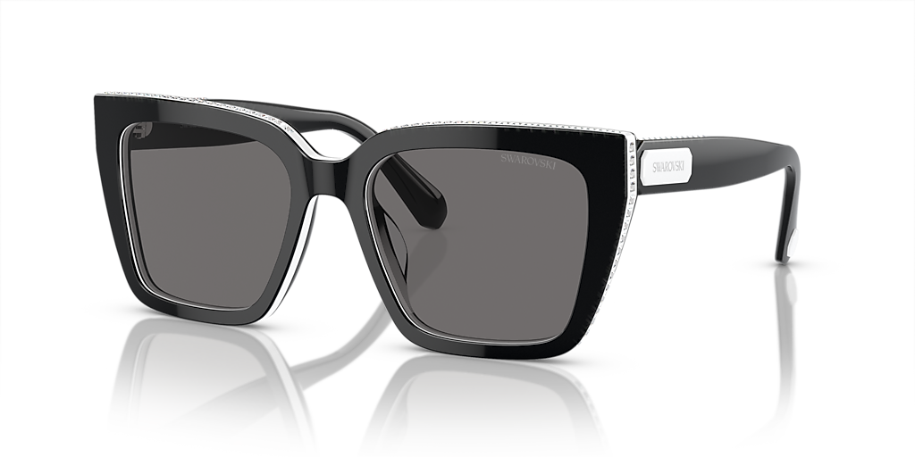 Swarovski SK6013 S (54 - 18) with Grey lenses and Black frame