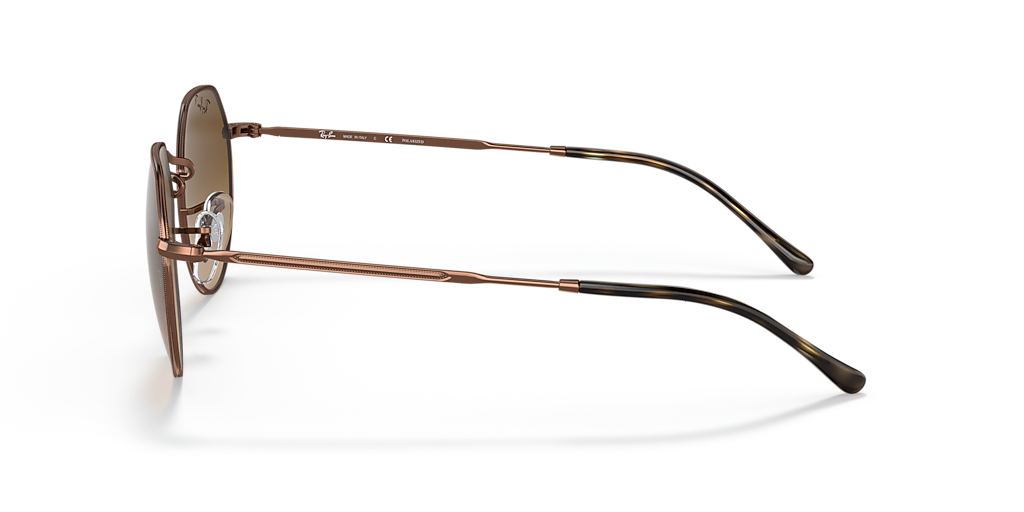 Ray-Ban Jack L (53 - 20) with Brown lenses and Copper frame