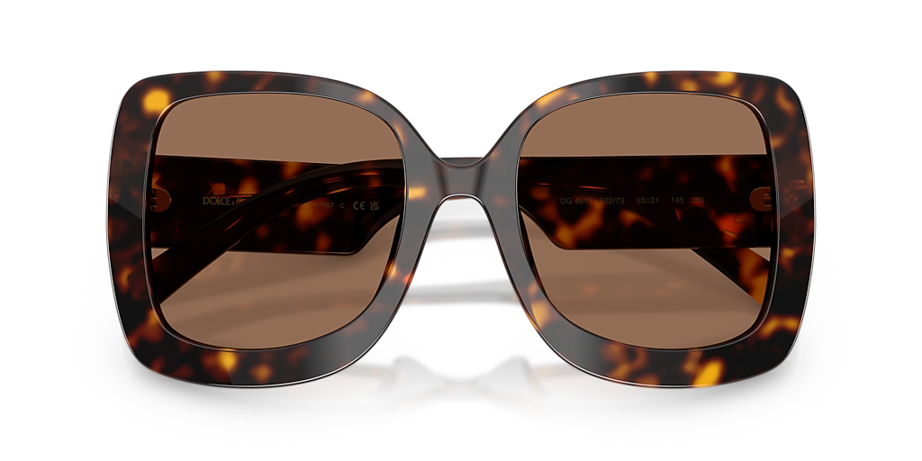 Dolce&Gabbana DG4513 L (55 - 21) with Brown lenses and Tortoise