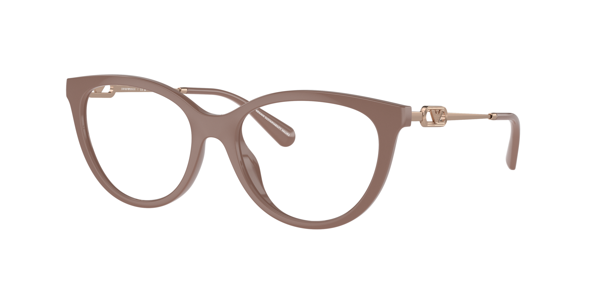 Emporio Armani Woman Sunglass EA4213U -  Frame color: Shiny Tundra, Lens color: Clear