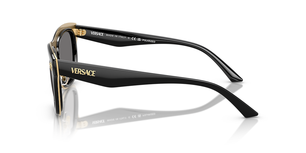Versace VE2272 M (53 - 18) with Grey lenses and Black frame