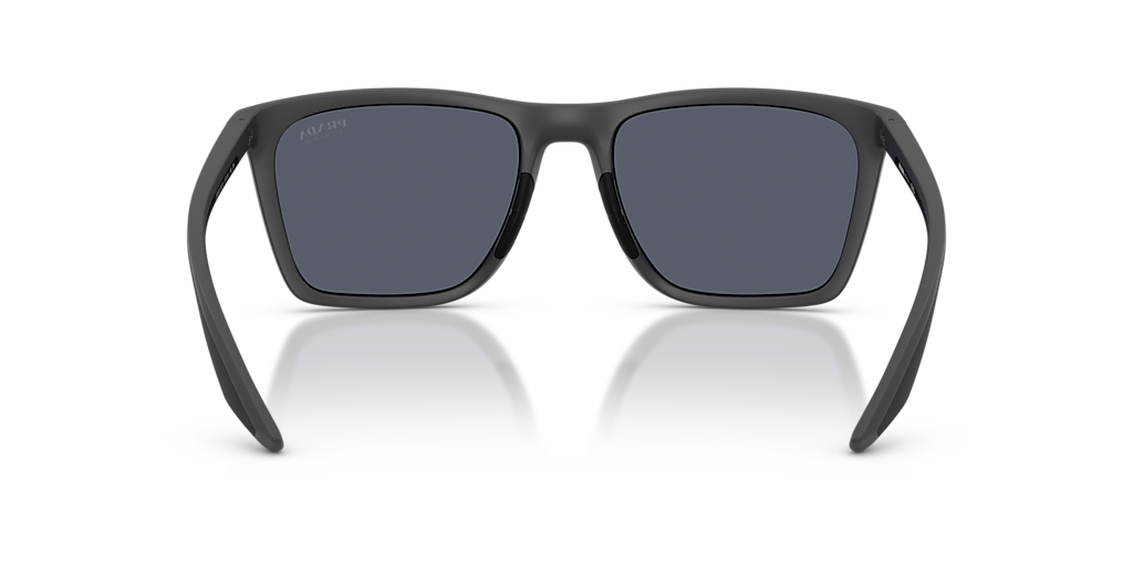Prada Linea Rossa PS B08S XXL (56 - 19) with Blue lenses and Grey