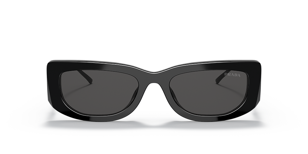 Prada PR 14YS L (53 - 19) with Grey lenses and Black frame
