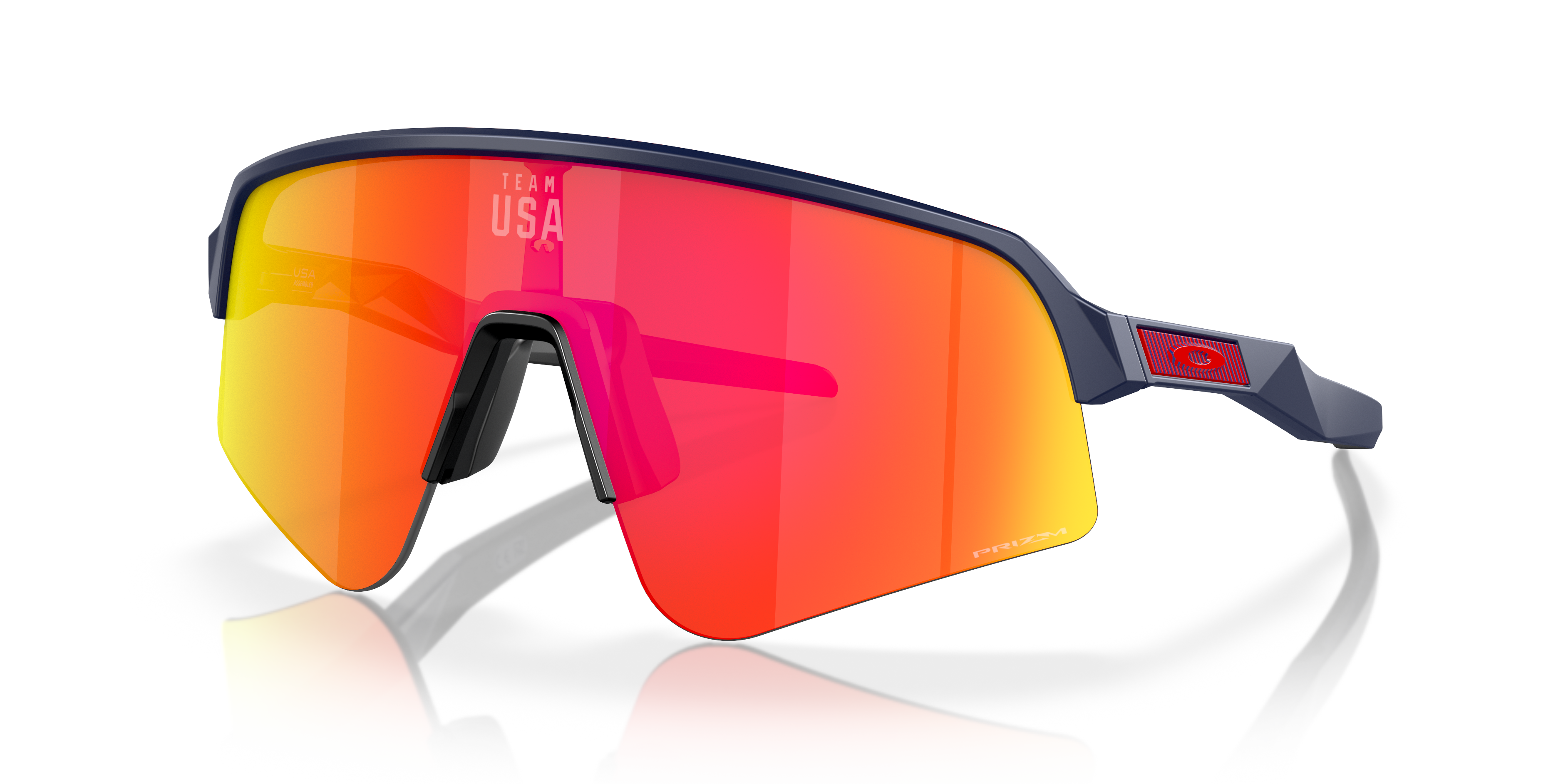 Oakley Sutro Lite Sweep Team USA M (0 - 139) with Orange lenses