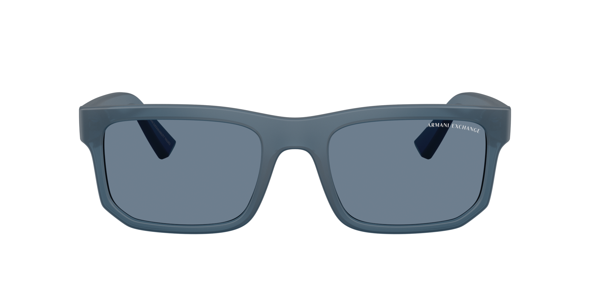 Armani Exchange AX4165S L (56 - 21) with Blue lenses and Blue