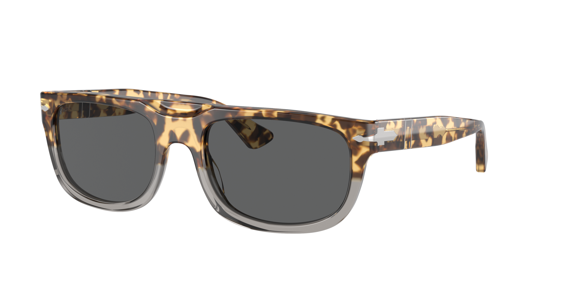 Persol Homme Sunglass PO3271S - Couleur du Monture Marron caille de tortue Couleur de Lentille Gris fonc 110 €
