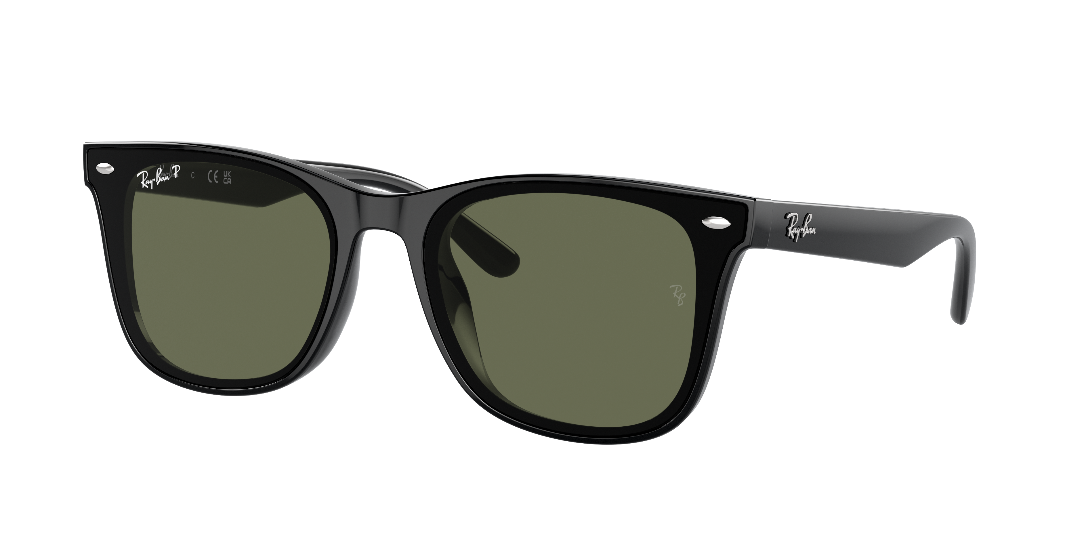 Ray-Ban RB4420 XL (65 - 18) with Green lenses and Black frame