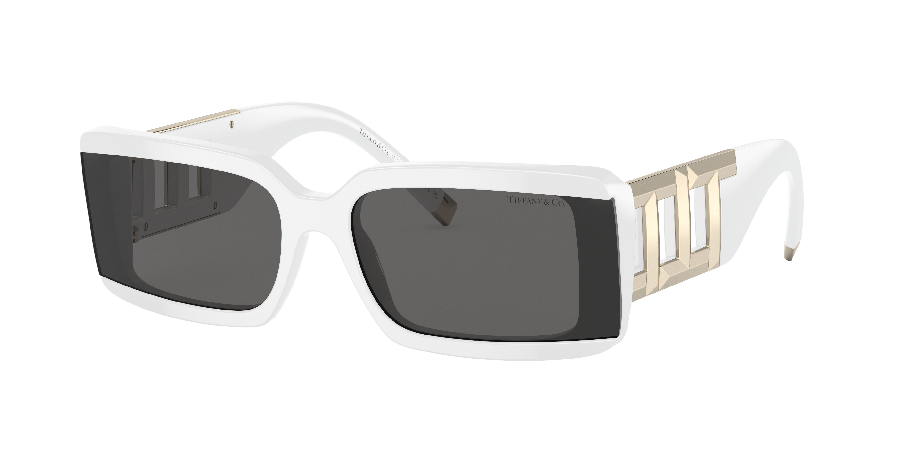 Tiffany & Co. TF4197 S (62 - 17) with Grey lenses and White frame