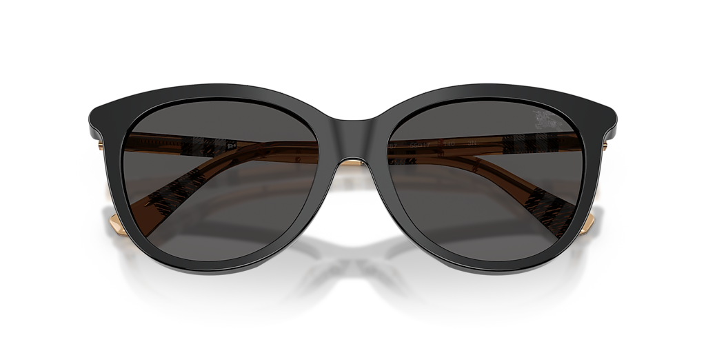 Burberry BE4455 L (55 - 17) with Grey lenses and Black frame