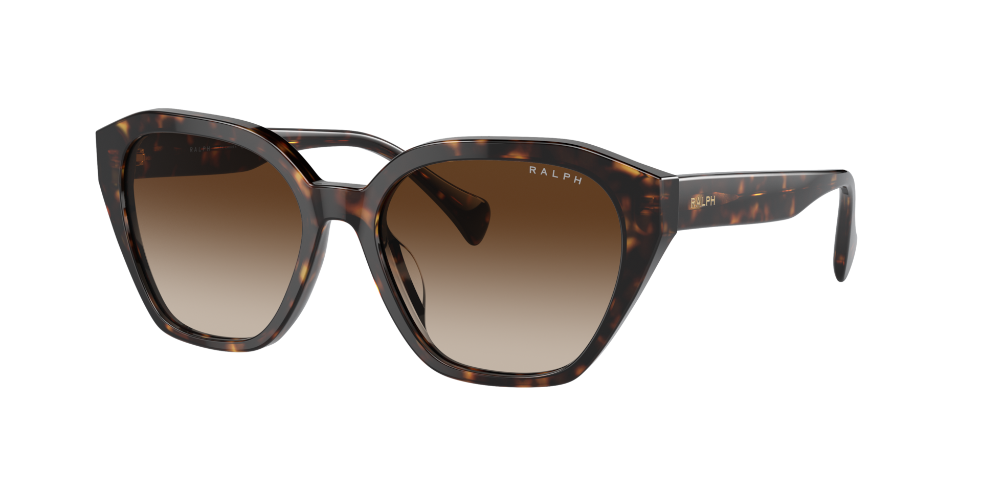Ralph Woman Sunglass RA5315U -  Frame color: Shiny Dark Havana, Lens color: Gradient Brown