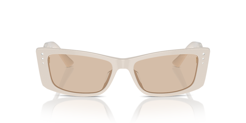 Jimmy Choo JC5002BU S (55 - 16) with Brown lenses and White frame