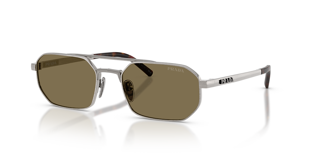 Prada PR D53S L (55 - 19) with Brown lenses and Grey frame
