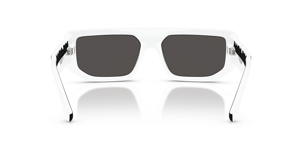 Dolce&Gabbana DG6203 M (56 - 16) with Grey lenses and White frame