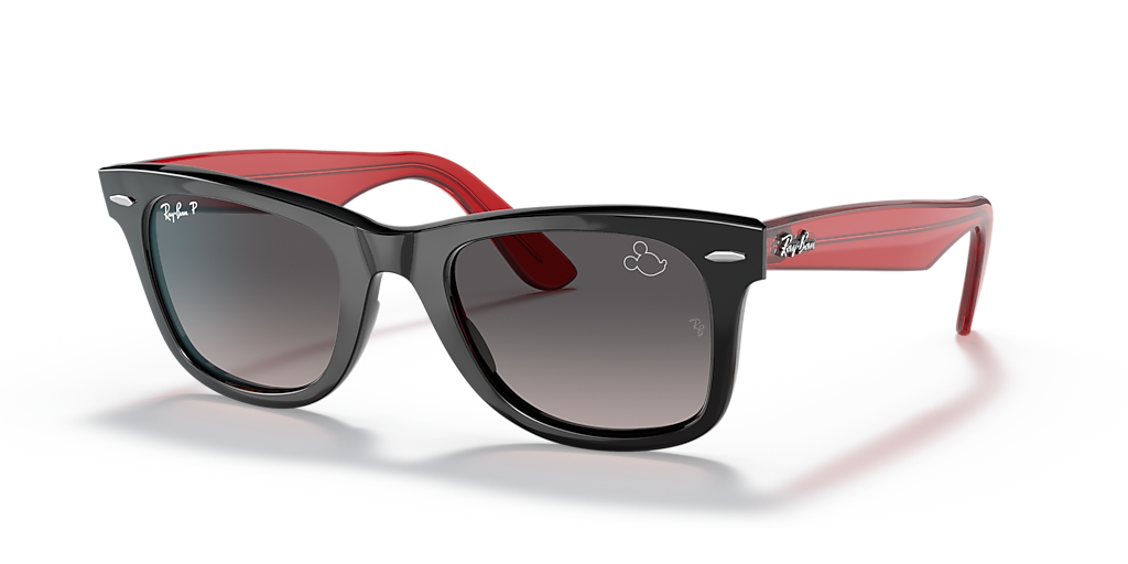Ray-Ban RB2140 Wayfarer Mickey J22 L (50 - 22) with Grey lenses