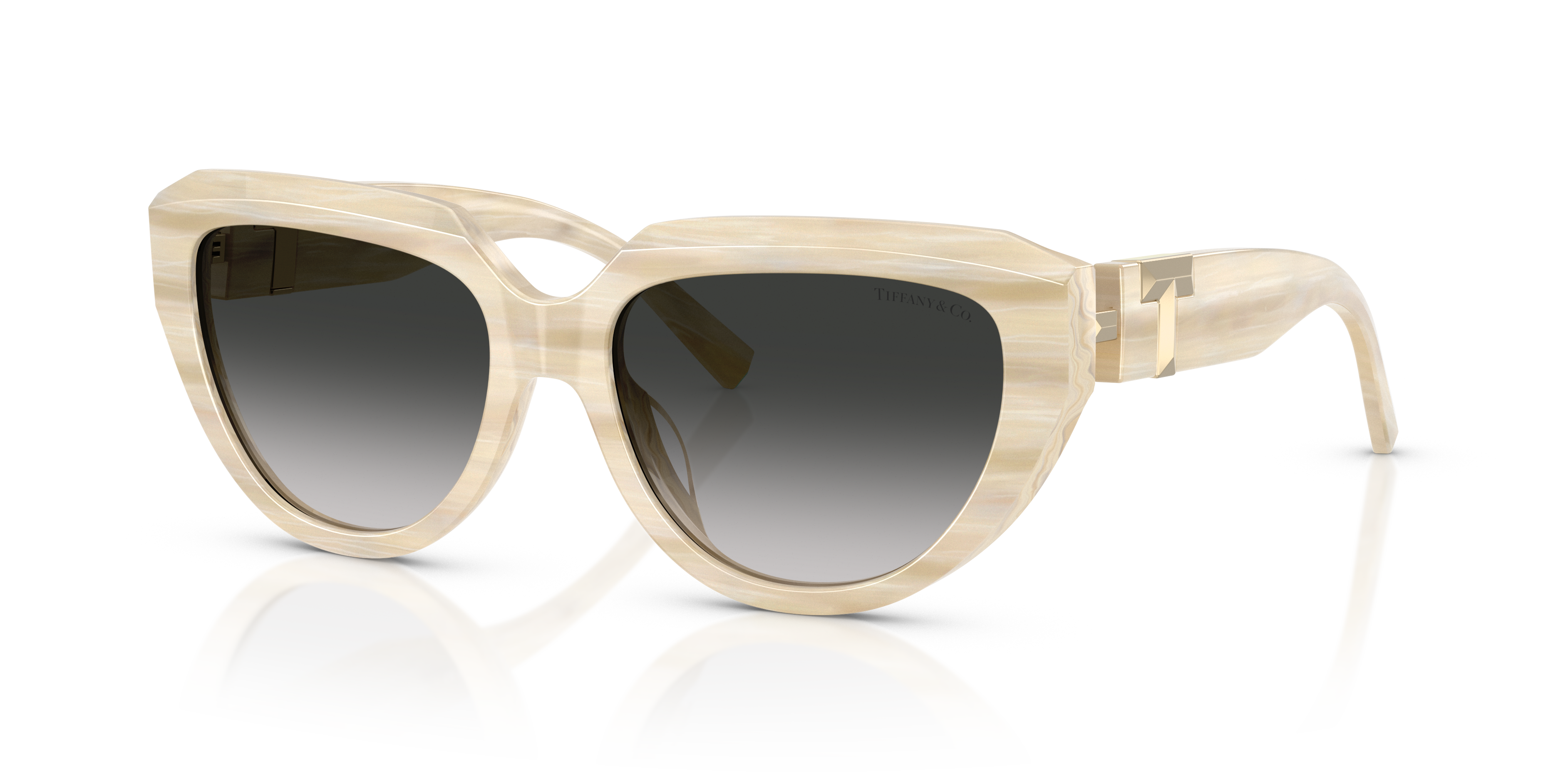 Tiffany & Co. TF4238U L (55 - 17) with Grey lenses and Beige frame