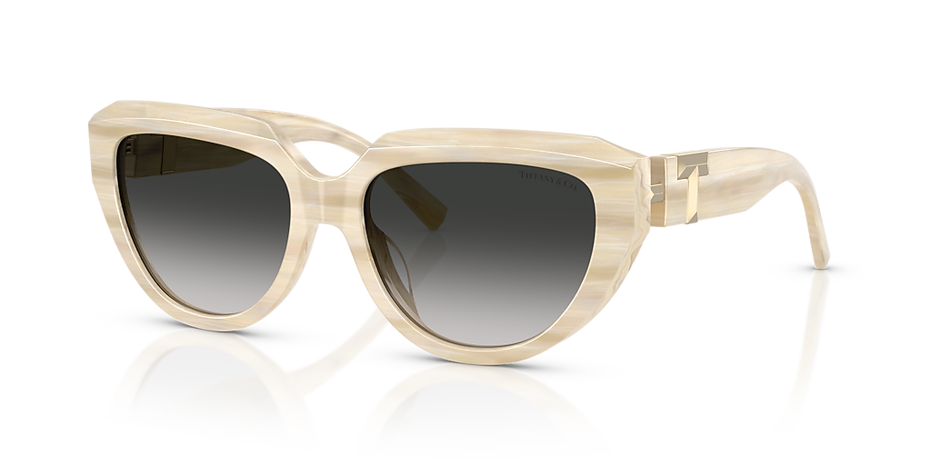 Tiffany & Co. TF4238U L (55 - 17) with Grey lenses and Beige frame