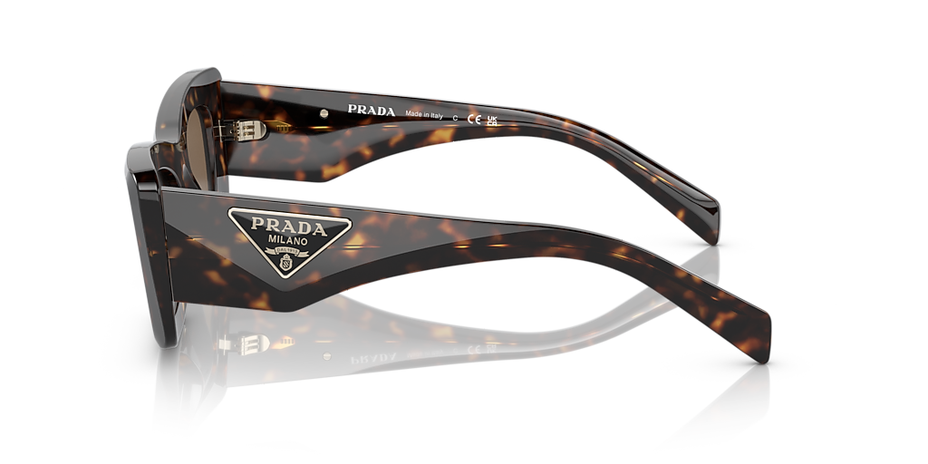 Prada PR 13ZS M (50 - 21) with Brown lenses and Tortoise frame