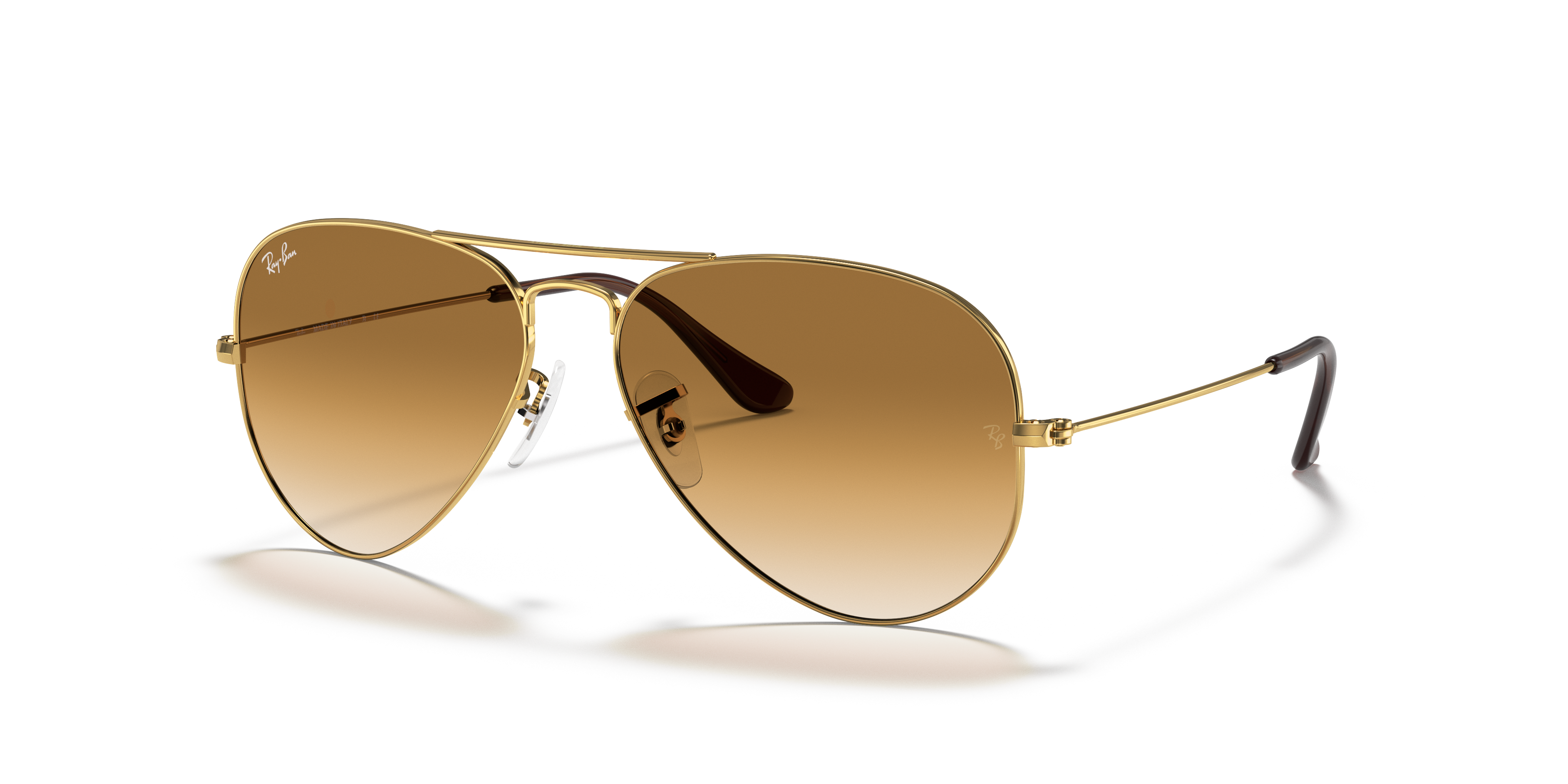 Ray-Ban Aviator Gradient XL (58 - 14) com Lentes Marrom e Armação