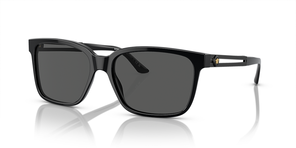 VERSACE ヴェルサーチ サングラス メデューサ MOD4307 黒ブラック Versace VE4307 L (58 - 17) with Grey lenses and Black frame