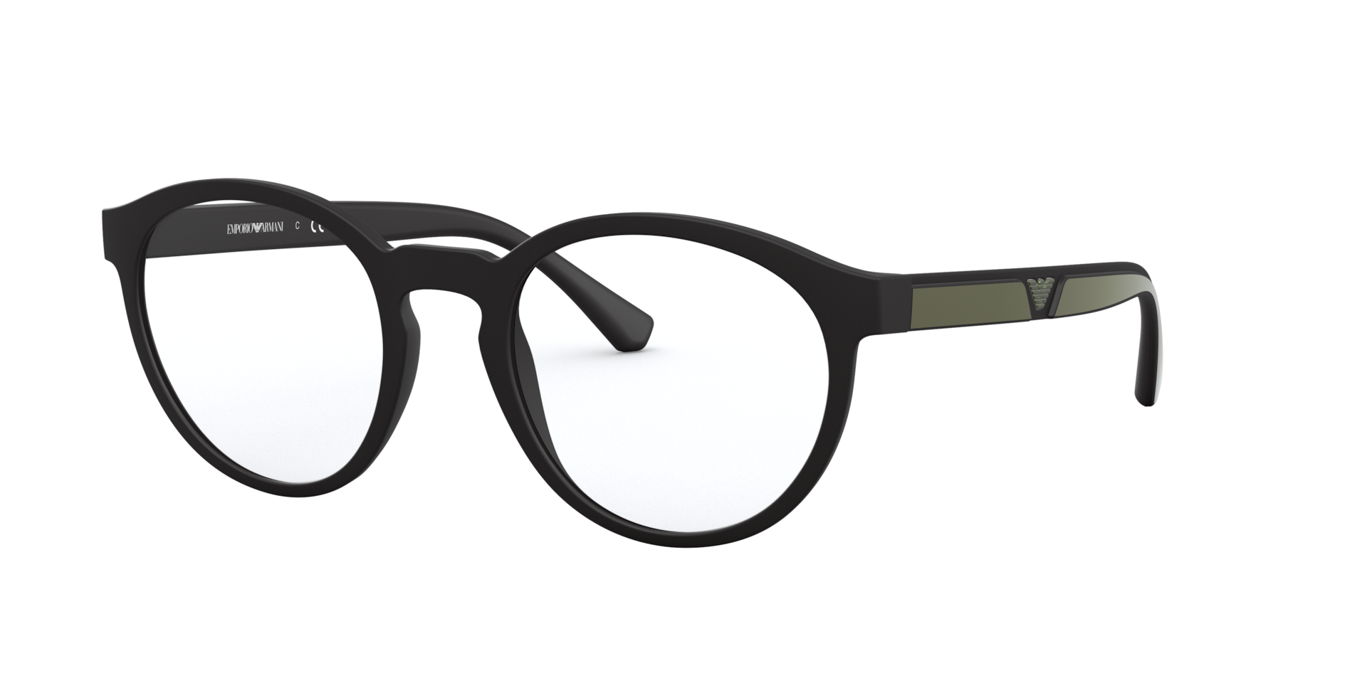 Emporio Armani Man Sunglass EA4152 -  Frame color: Matte Black, Lens color: Clear