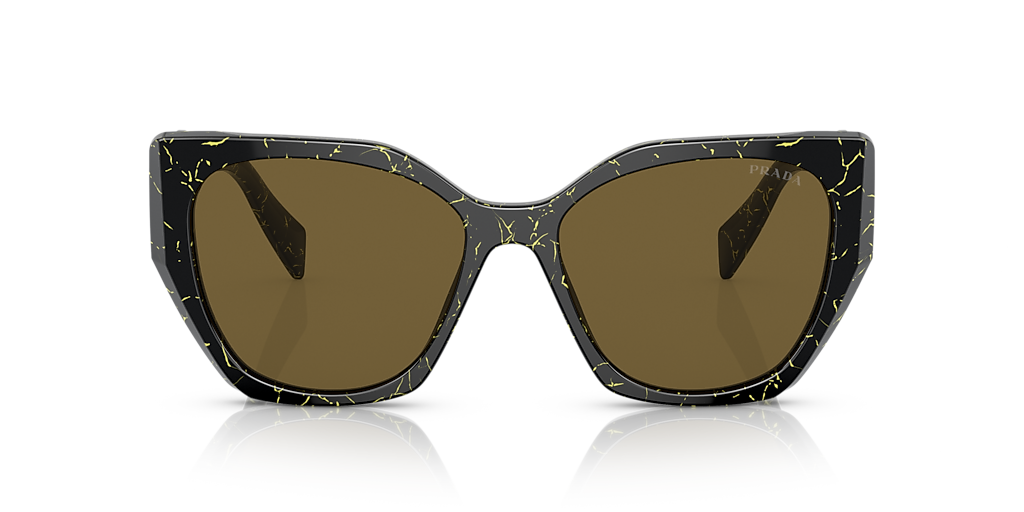 Prada PR 19ZS M (55 - 17) with Brown lenses and Black frame