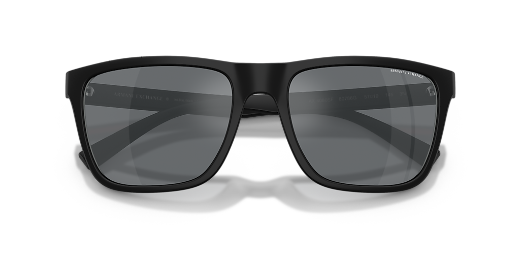 Armani Exchange AX4080SF L (57 - 19) with Black lenses and Black