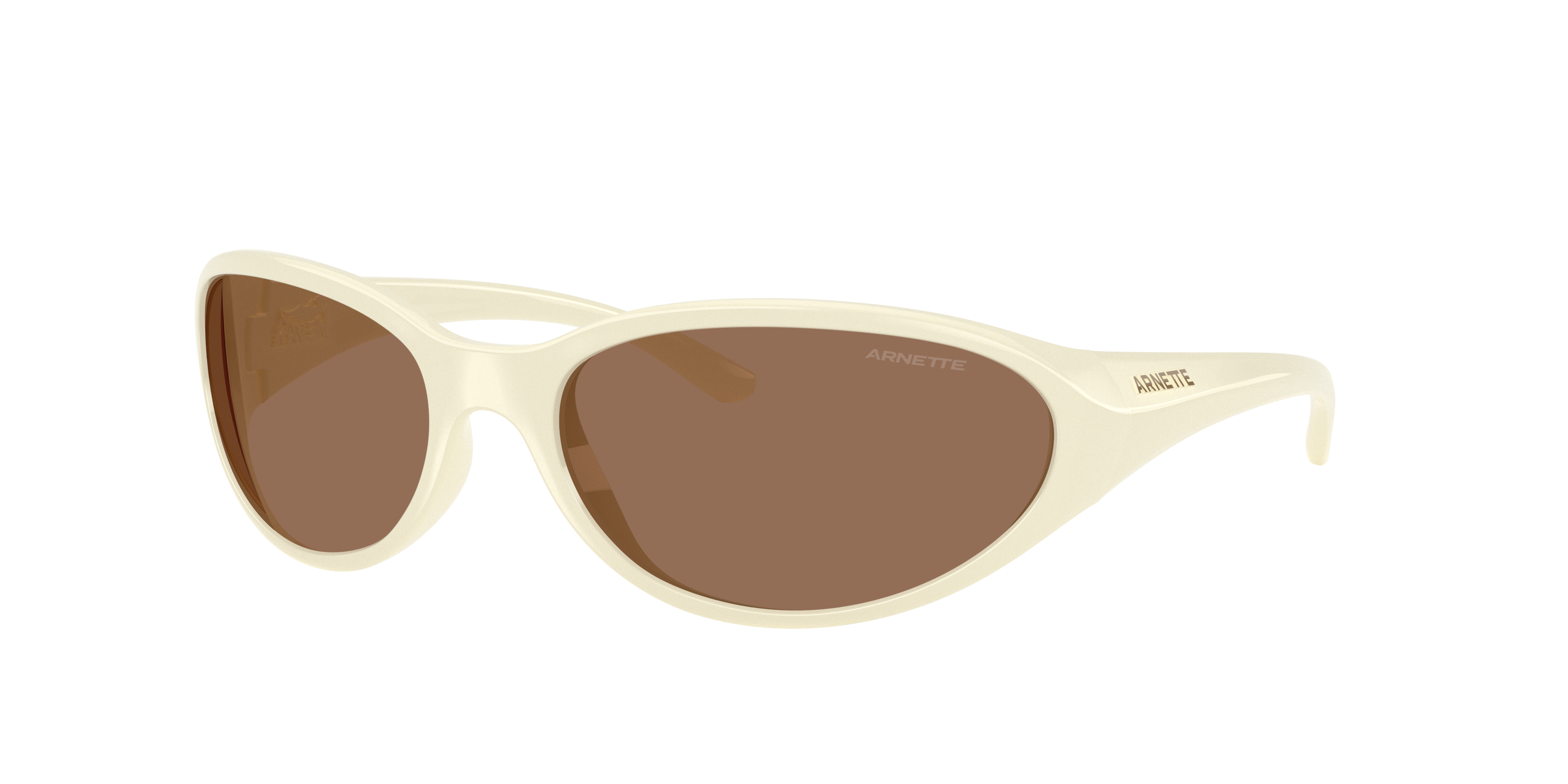 Arnette Man Sunglass Raven -  Frame color: Milk, Lens color: Dark Brown