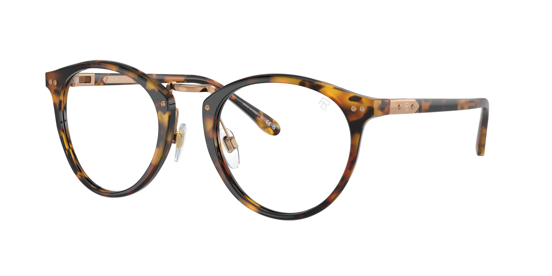 Ralph Lauren Homme Sunglass RL8223 The Quincy - Couleur du Monture Havana vieilli Couleur de Lentille IncoloreBleu 252 €