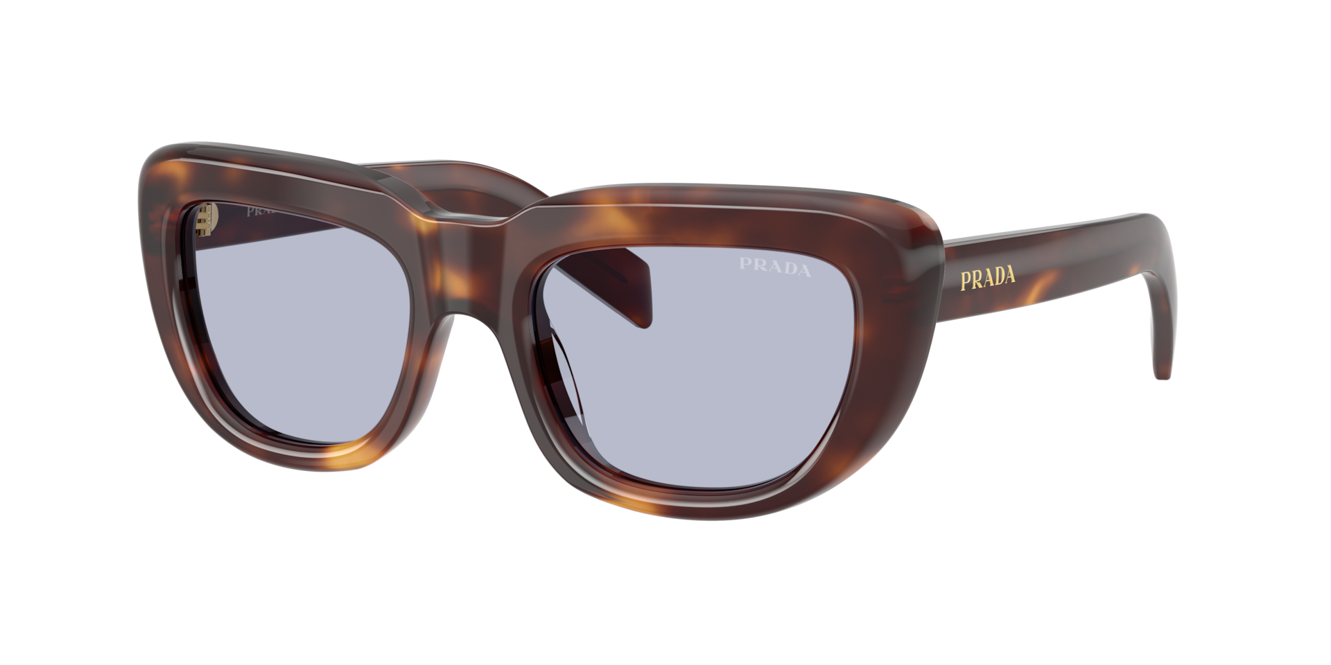 Prada Femme Sunglass PR D07S - Couleur du Monture caille de tortue classique Couleur de Lentille Ultravioletta Bio 400 €