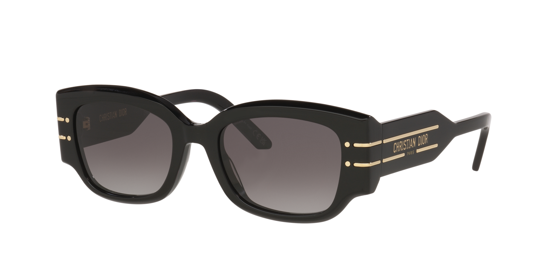 DIOR Woman Sunglass Diorsignature S13I -  Frame color: Black, Lens color: Grey