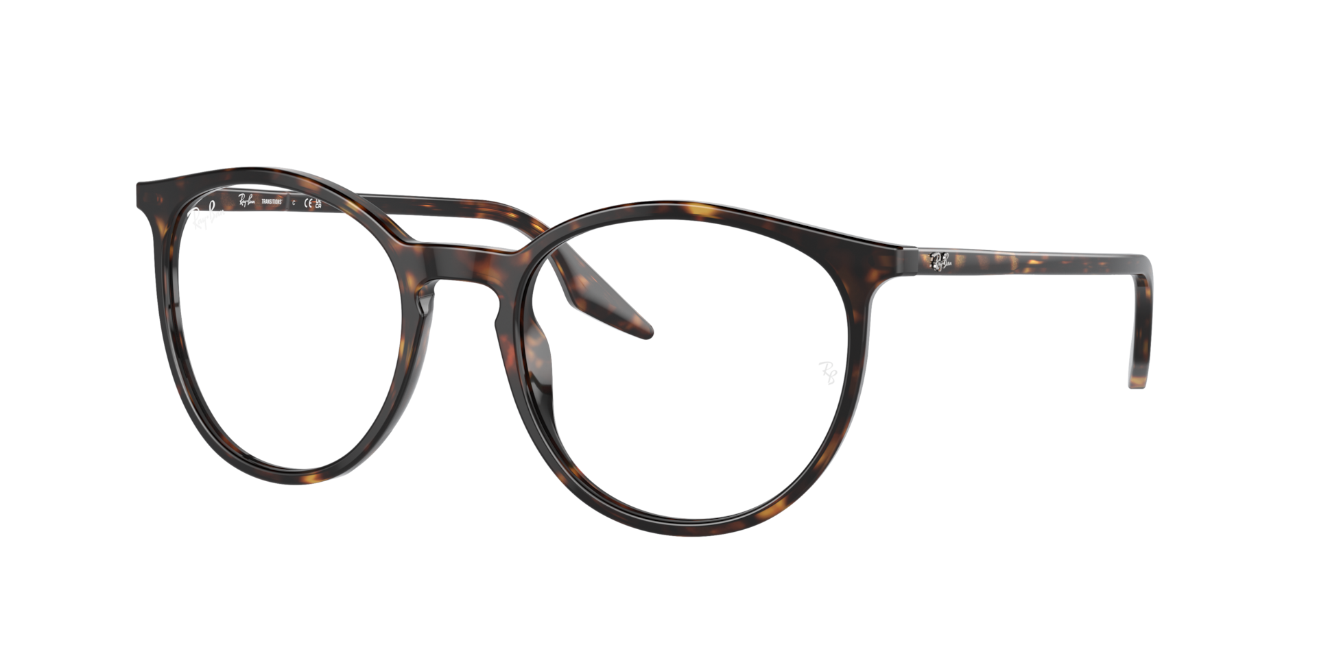 Ray-Ban Unisex Sunglass RB2204 Transitions® - Frame color: Havana, Lens color: Clear/Green