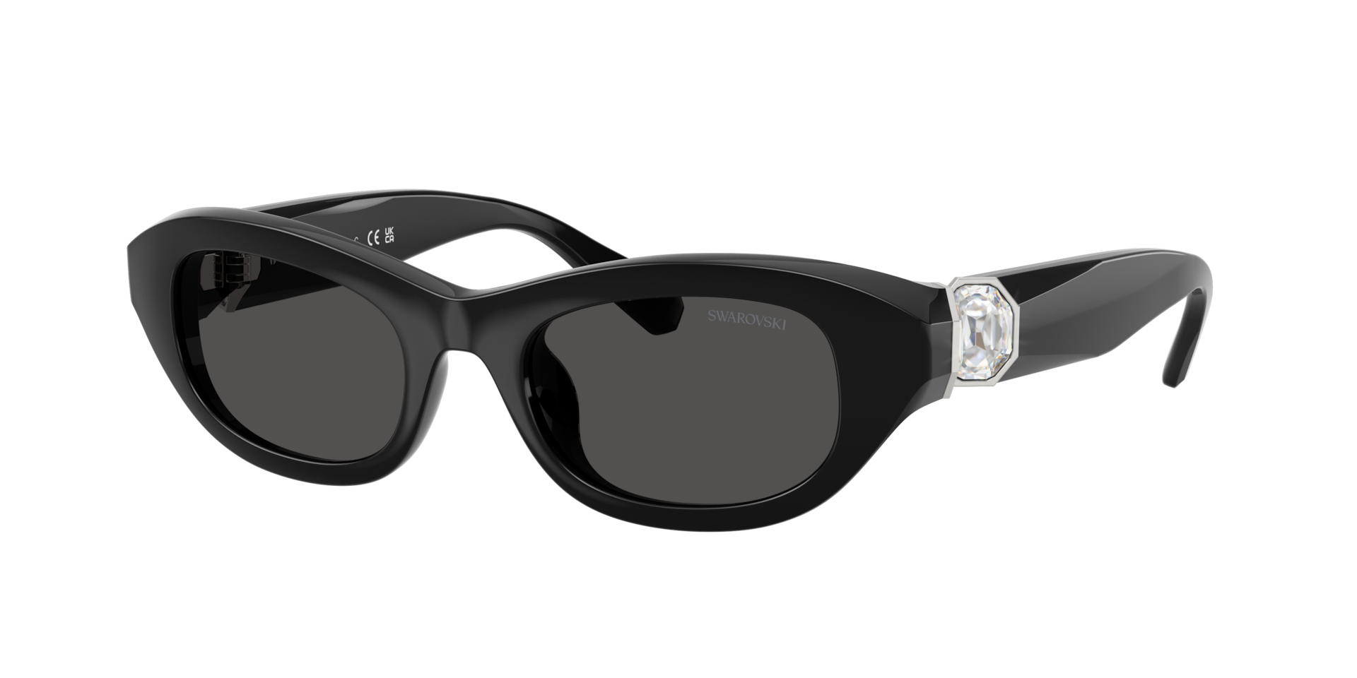 Swarovski Femme Sunglass SK6036U - Couleur du Monture Noir Couleur de Lentille Gris fonc 270 €