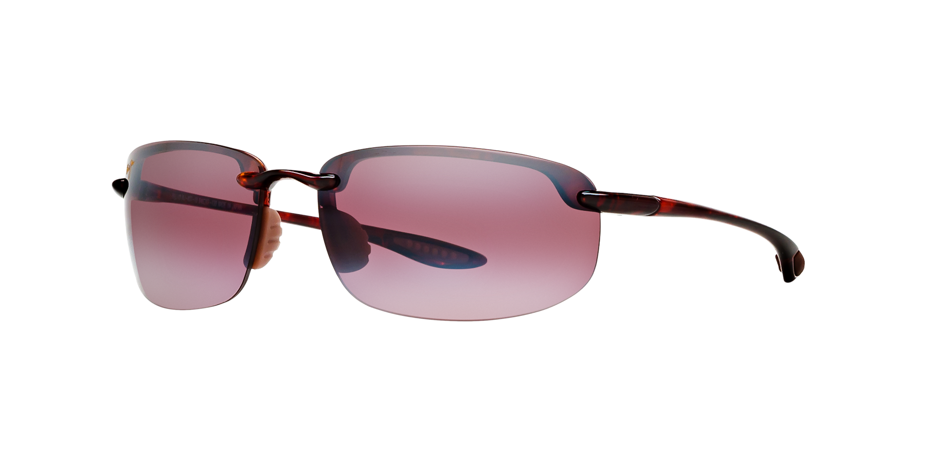 Maui Jim Hookipa XXL (64 - 14) with Pink lenses and Tortoise frame