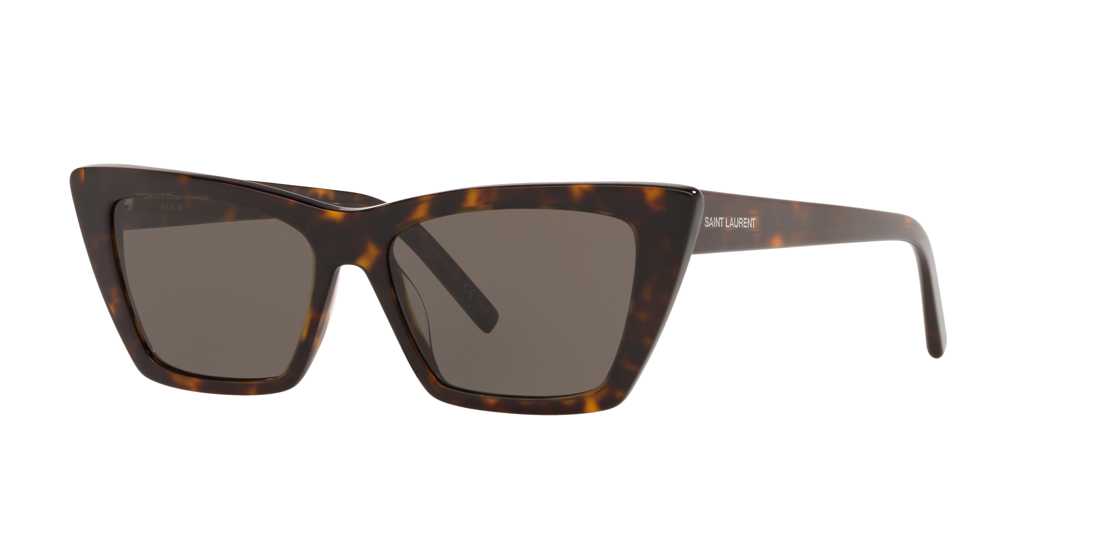 Saint Laurent SL 276 XXS (53 - 16) with Grey lenses and Tortoise