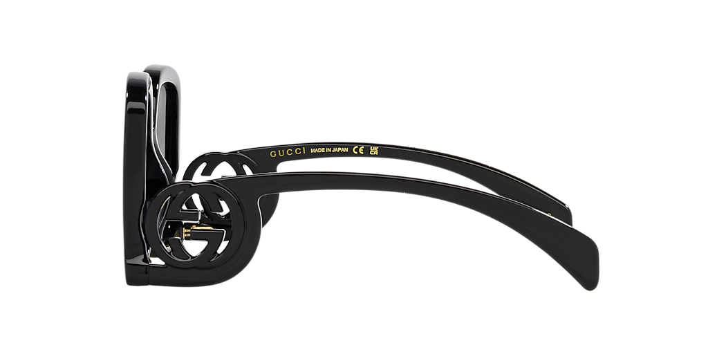 Gucci GG1326S XL (58 - 19) with Grey lenses and Black frame