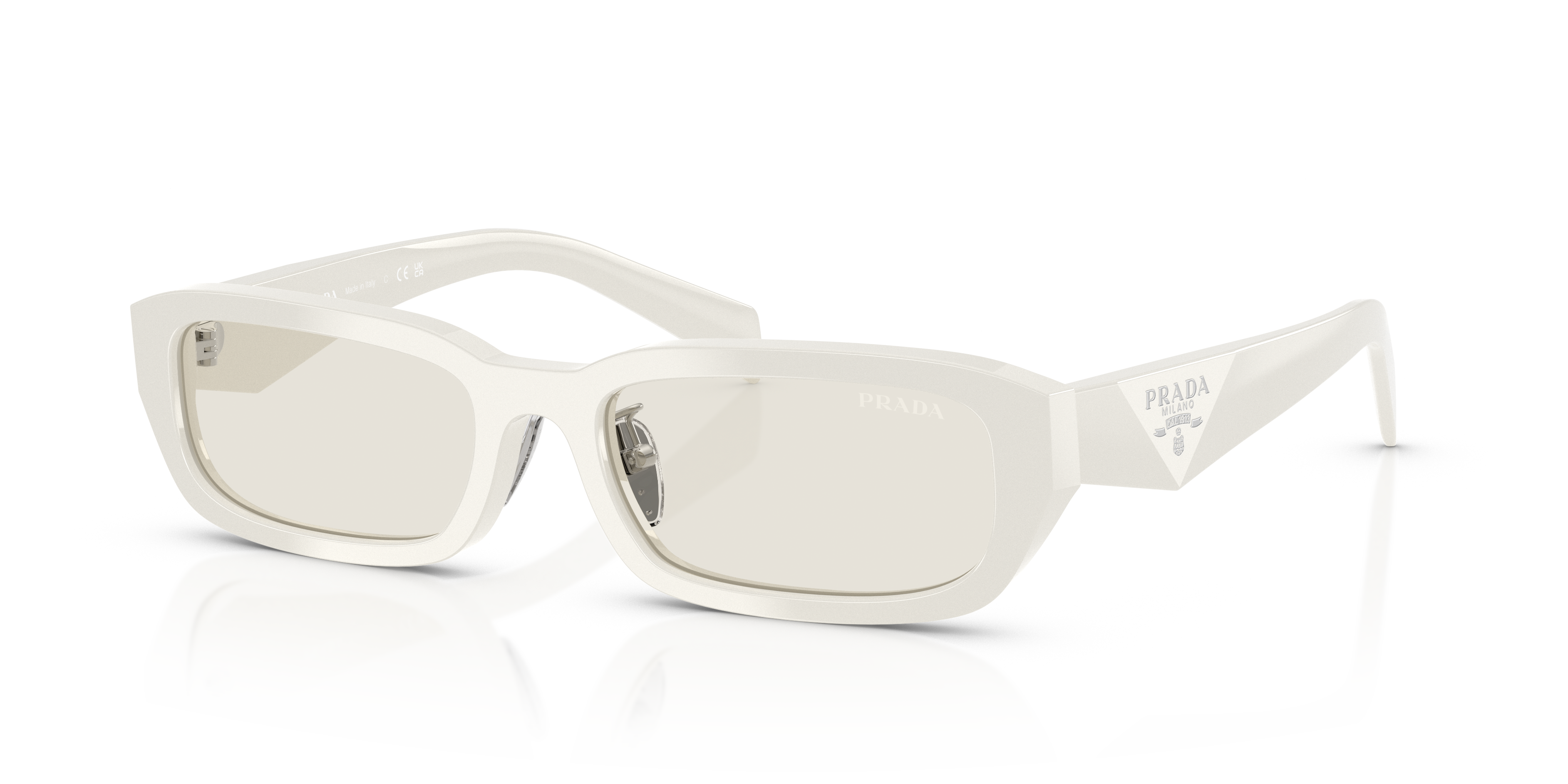 Prada PR B06SF M (55 - 18) with Grey lenses and Grey frame