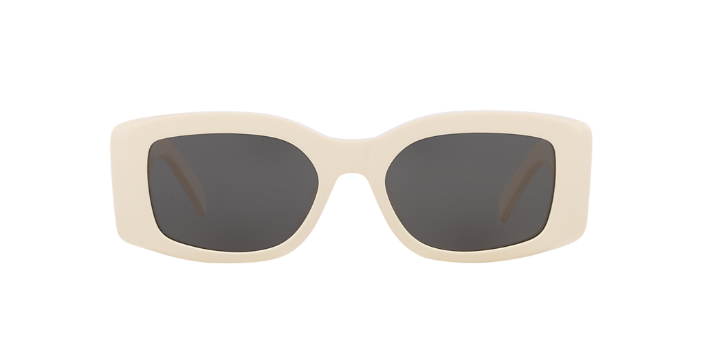 Celine Triomphe CL40282U XS (53 - 18) with Grey lenses and Beige