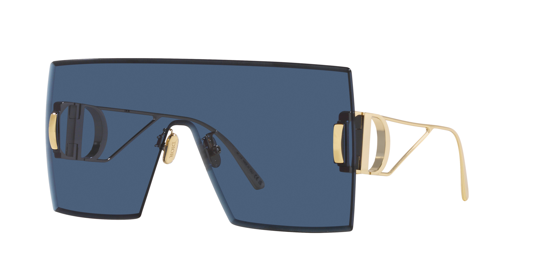 DIOR Femme Sunglass 30Montaigne M1U - Couleur du Monture Or Couleur de Lentille Bleu 490 €