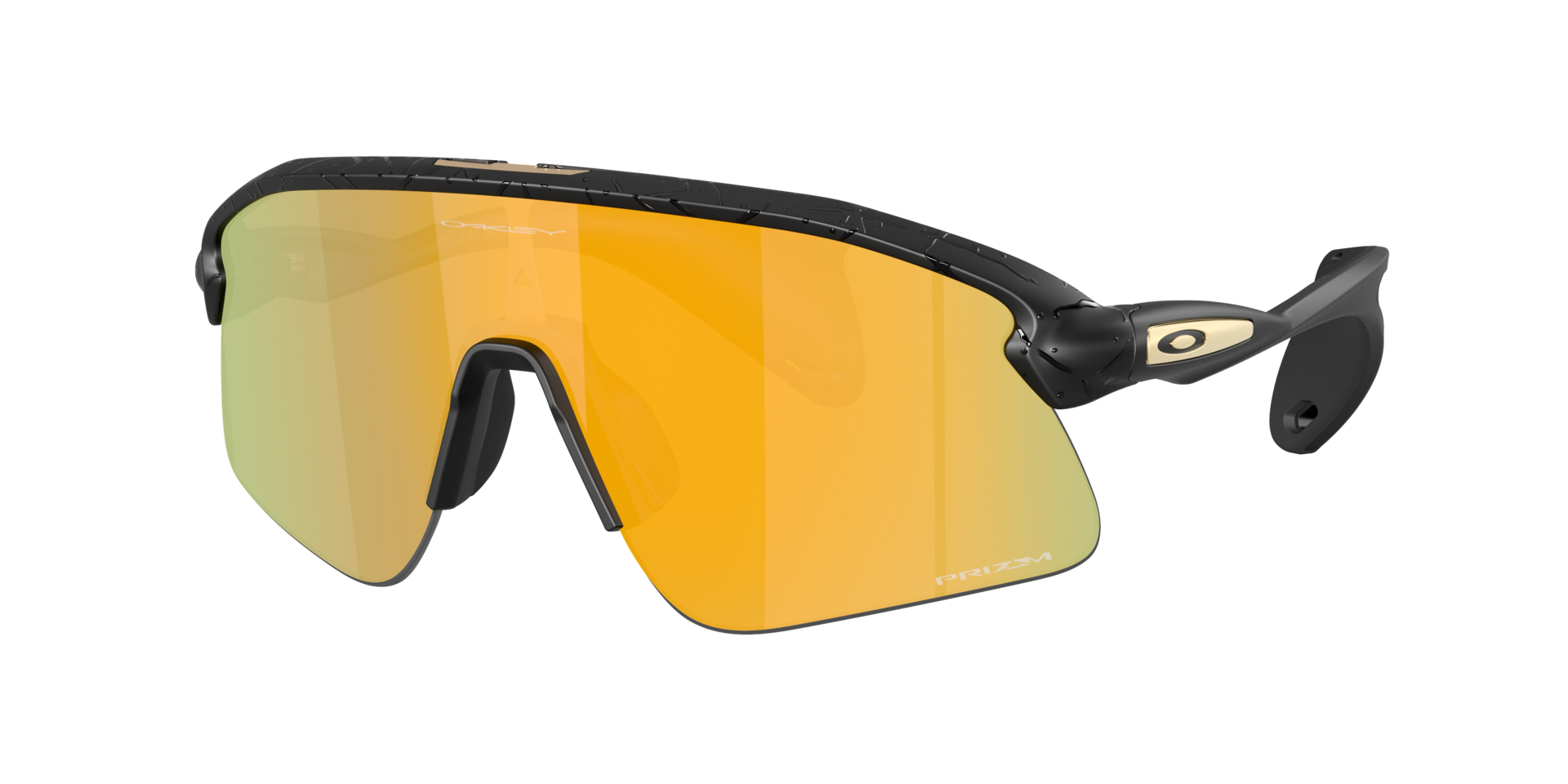 Oakley Unisex Sunglass Stunt Devil Gridiron Collection - Couleur du Monture: Matte Black Splatter, Couleur de Lentille: Prizm 24k