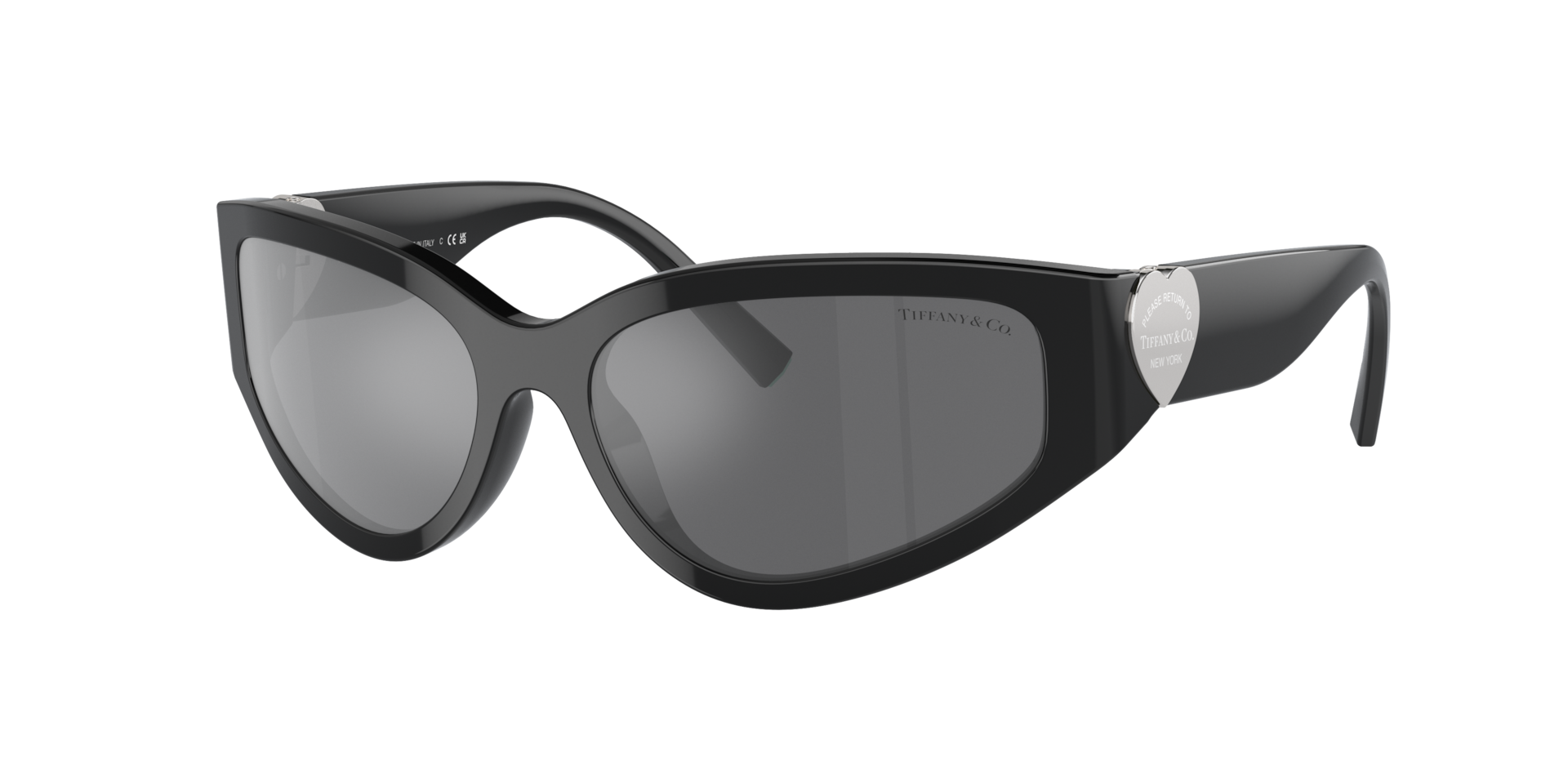 Tiffany & Co. Woman Sunglass TF4217 -  Frame color: Black, Lens color: Grey Mirror Black