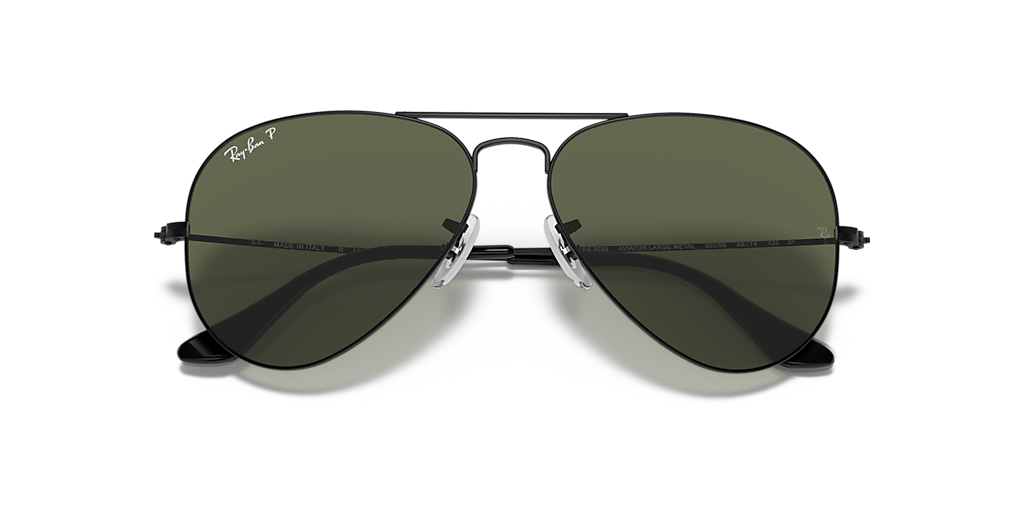 Ray-Ban Aviator Classic M (55 - 14) with Green lenses and  display picture 3