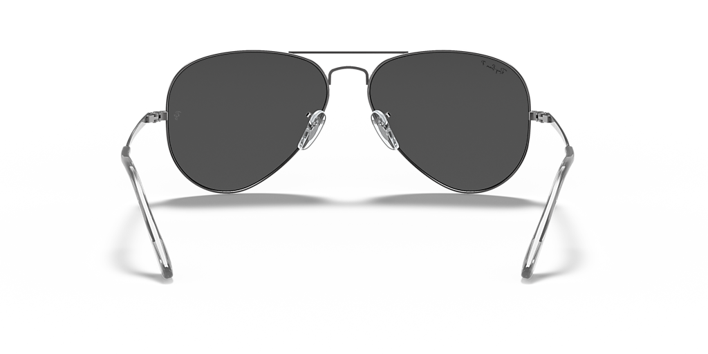 Ray-Ban Aviator Metal II XXL (62 - 14) with Black lenses and Grey