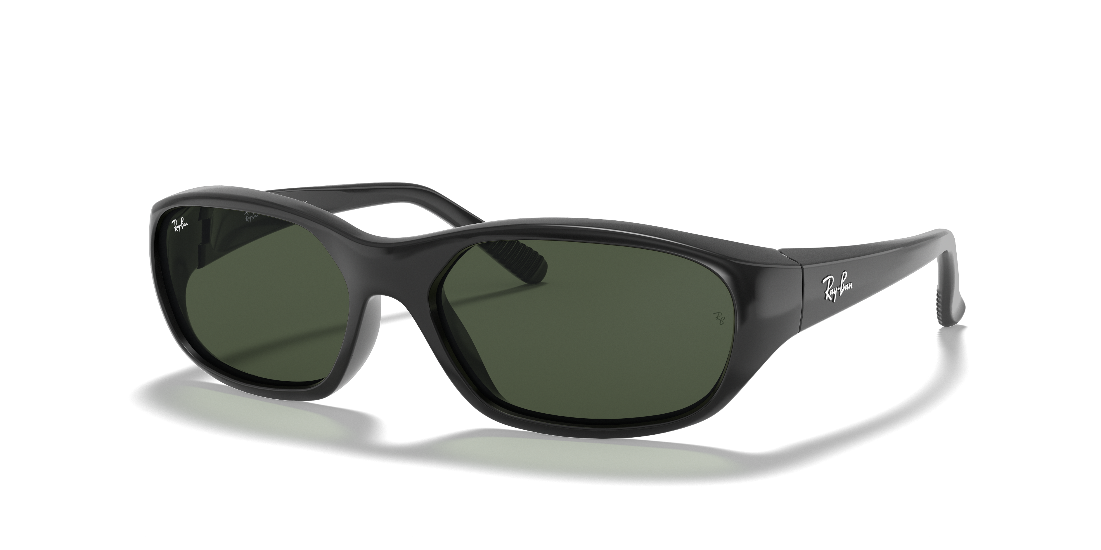 Ray-Ban DADDY-O サングラス Ray-Ban Daddy-O XL (59 - 17) with Green lenses and Black frame