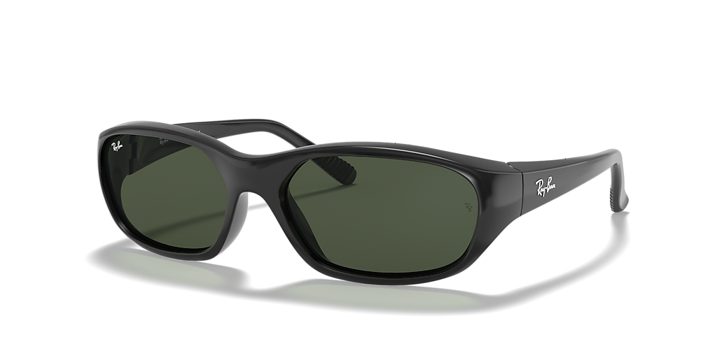 Ray-Ban Daddy-O XL (59 - 17) with Green lenses and Black frame