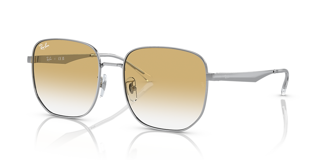 Ray-Ban RB3713D XL (57 - 18) with Yellow lenses and Silver frame